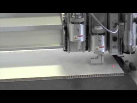 Cutting 1 2in 12mm Bioboard, Reboard, Xanita board at full speed with a drag knife