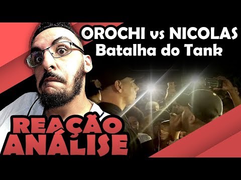 Orochi Vs Nicolas Walter - Batalha Do Tank [Reação/ Análise]