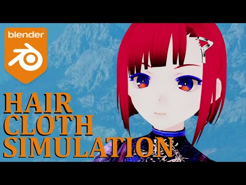 HAIR AND CLOTH PHYSICS (SOFT BODY, MESH DEFORM MODIFIER, BLENDER 2.83)