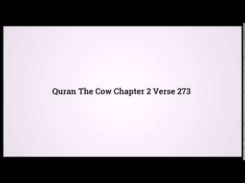 Quran The Cow 2:273