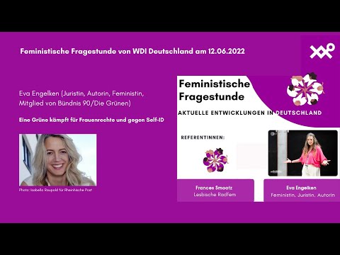 Eva Engelken: Eine Grüne kämpft für Frauenrechte und gegen Self-ID [gesamtes Webinar]