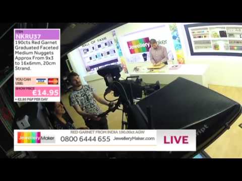 JewelleryMaker LIVE AM 22/01/2014 [How to do Macrame and How to use the Wire Wrapping Jig]