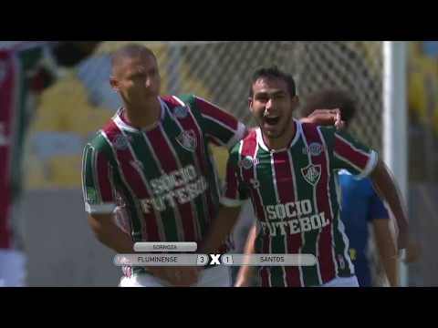 Brasileirão 2017 - Fluminense 3 x 2 Santos
