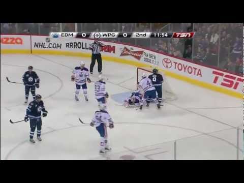 Winnipeg Jets vs Edmonton Oilers Highlights 2/27/12
