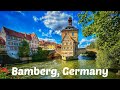 Bamberg, Germany walking tour 4K 60fps - Most beautiful Medieval towns in Germany