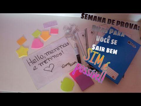 Semana de prova: Dicas para você se sair bem nas provas😄
