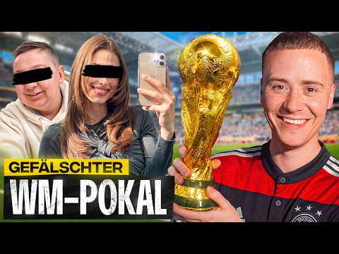 Influencer werben für meinen Fake-WM-Pokal