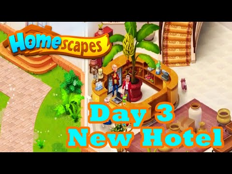 Homescapes New Area Day 3 New Hotel HD Gameplay Walkthrough | IOS | Android | Movie | GameGo Game