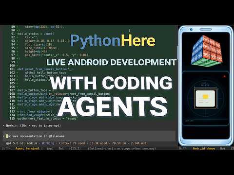 Live Python Development On Android With Coding Agents