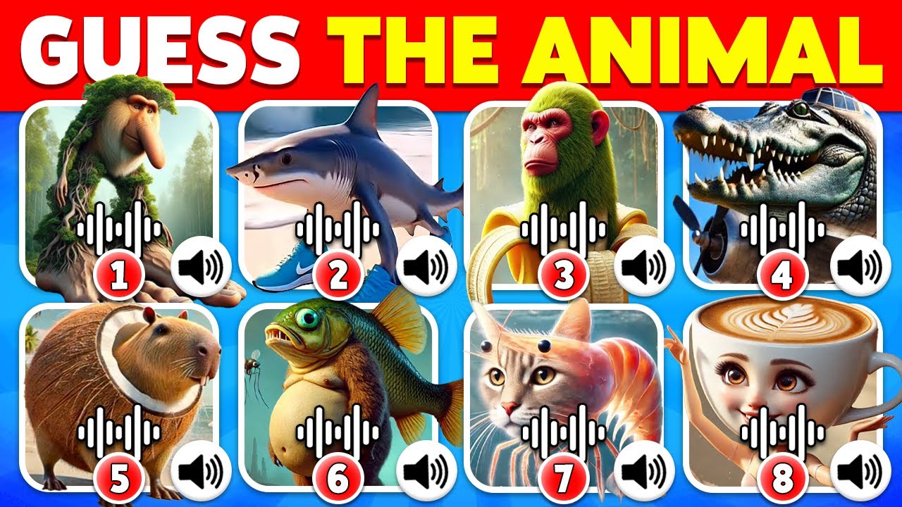 Guess The ITALIAN BRAINROT AI Animals Memes | Tralalero Tralala, Bombardino, Shimpanzinni