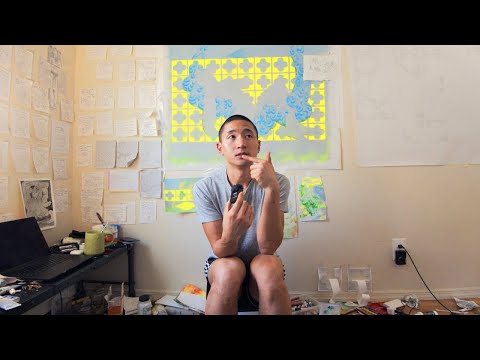 My FIRST EVER NYC Studio Vlog 🌱 painting, drawing, and ceramics