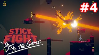 恐怖のレーザー銃‼StickFight実況＃4