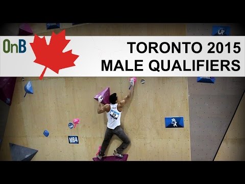 Toronto Bouldering World Cup 2015 - Male Qualifiers