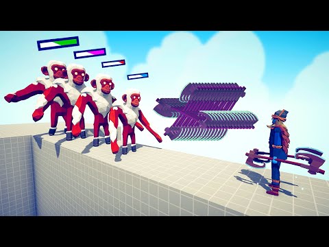 4 DIFFERENT SIZE OF KING KONG vs EVERY GOD - Totally Accurate Battle Simulator TABS