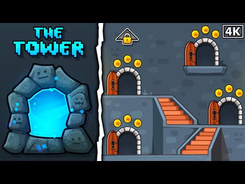 [4K] "The Tower" - (ALL LEVELS + ALL COINS) - Geometry Dash 2.2