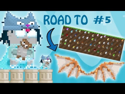 GrowTopia - ROAD TO DA VINCI WING! | Episode #5 - RESTOCKING AT MY VEND SHOP!