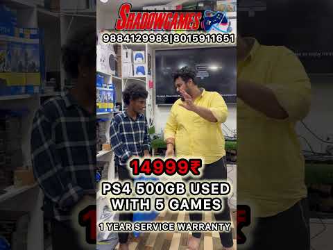 HAPPY CUSTOMER BOUGHT PS4 USED WITH GAMES  WITH  GAMES FREE WITH 1 YEAR WARRANTY.