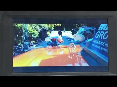 The Smurfs Gargamel Chasing Taxi