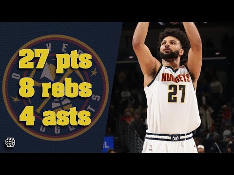 Jamal Murray 27 pts 8 rebs 4 asts vs Pelicans 24/25 season