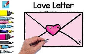 How to Draw a Love Letter Real Easy