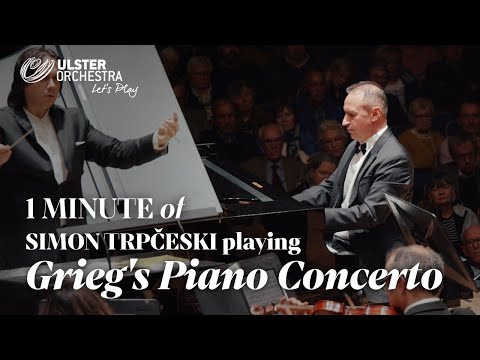 1 minute of Simon Trpčeski playing Grieg's Piano Concerto