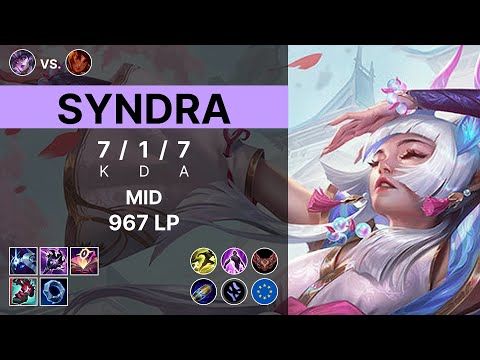 Syndra Mid vs Taliyah - 967 LP Grandmaster - EUW 15.12