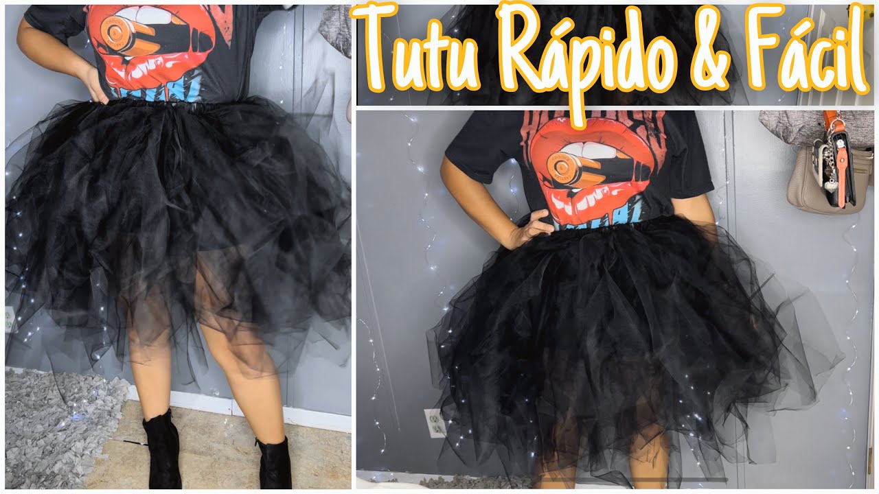 Como Hacer un Tutu Rápido y Fácil❤️/ rociovrocha ✨
