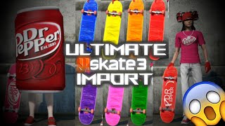 2022 Skate 3 Ultimate Dr. Pepper Import *Game Save* + Secret Griptape(s) - Xbox