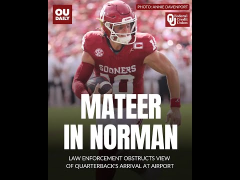 OU quarterback John Mateer returns to Norman after undergoing hand surgery