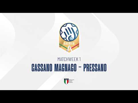 Play Serie A Gold [1^] | CASSANO MAGNAGO - PRESSANO