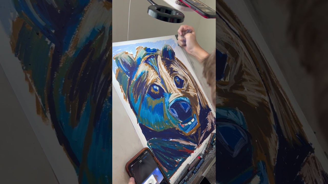 Experience the cuteness of bears like never before through Viktor's artwork. @VichysArt #autism