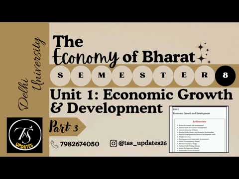 Unit 4 Services external Sectors l Part 2 l The Economy of Bharat l Semester 8 l Delhi University