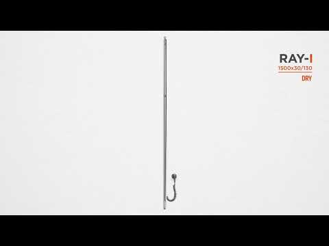 Электрический полотенцесушитель Mario Ray-I TR 2.21.1103.15.Р (4820111355747, 1500x30, хром/сатин/белый глянец/черный матовый, с таймером)