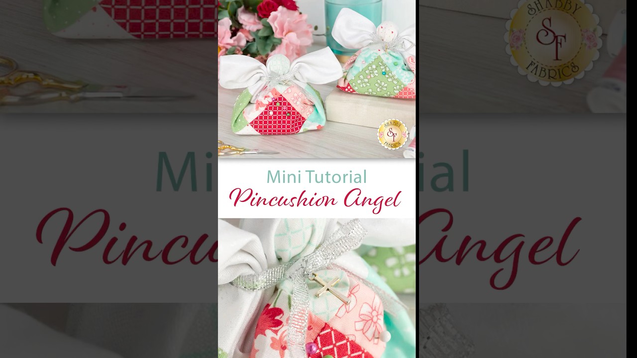 Make a pincushion angel with Jen & Tammy! #quilting #sewing #quiltedangel