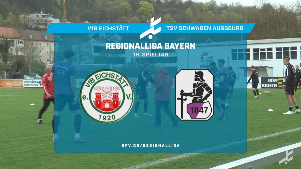 VfB Eichstätt vs TSV Schwaben Augsburg Highlights