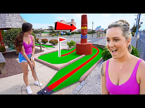 We Found an Awesome Old School Mini Golf Course!
