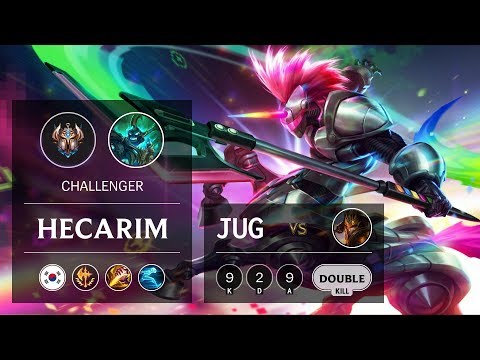 Hecarim Jungle vs Jarvan IV - KR Challenger Patch 9.14