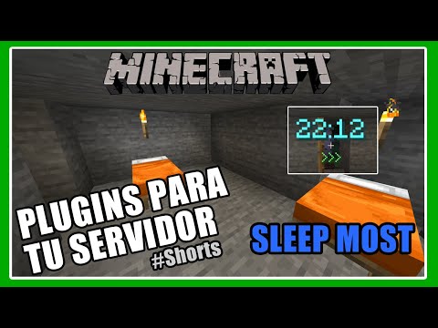 Sleep Most: Skip the Night!  - Plugins for your Minecraft Server #Shorts