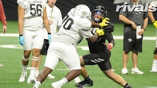 All-American Bowl: Joint Practice - OL vs. DL one-on-ones