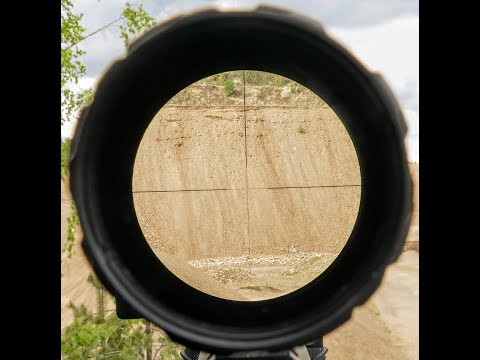 Desert Tech SRS-A1 308win & ZCO 420 on 350-meters steel plates.