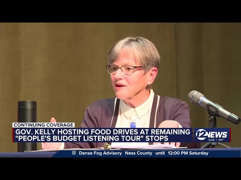 Governor Laura Kelly hosting food drives at remaining "Listening Tour" stops