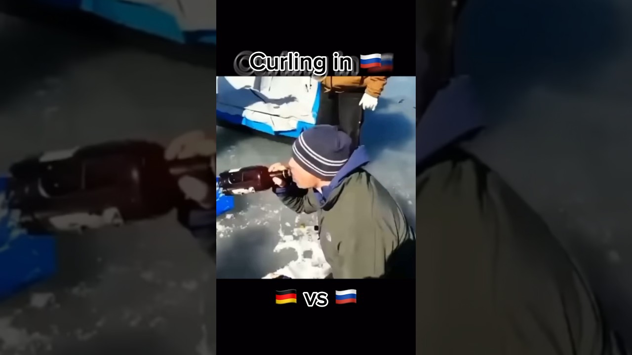 Curling Germany🇩🇪 vs Russia🇷🇺 #germany #russia #vs #ドイツ #ロシア #memes