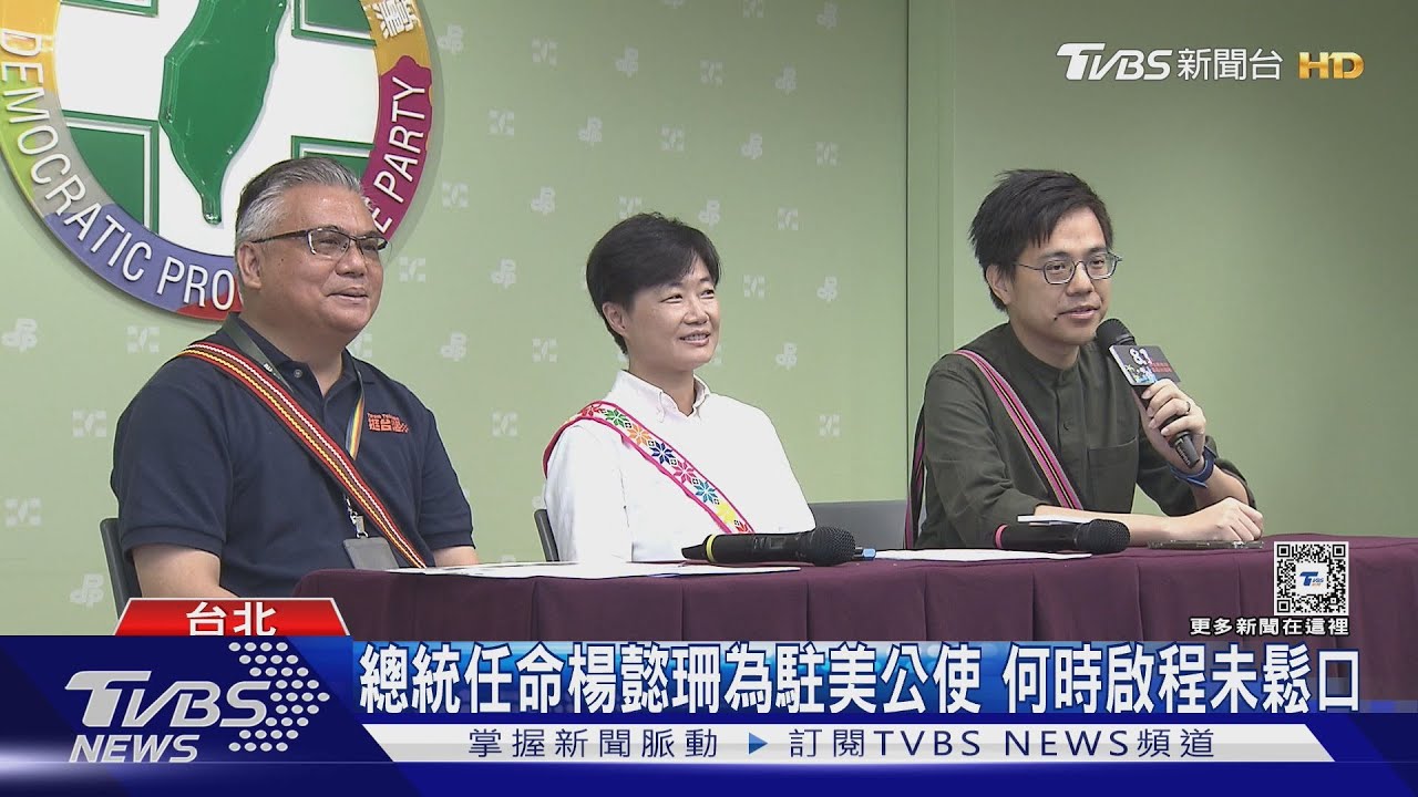 總統任命為駐美公使　楊懿珊：「遵循駐美代表指揮、「無分進合擊問題」」
