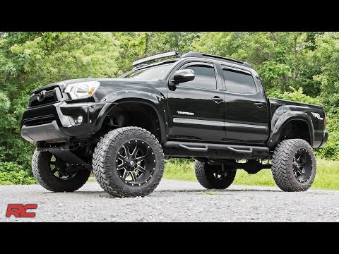 2005-2015 Toyota Tacoma 40-inch Curved LED Light Bar Roof Rack Mount by Rough Country