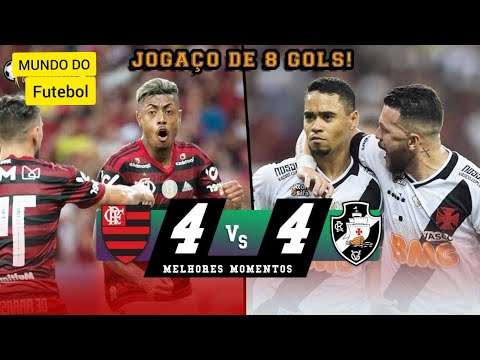 FLAMENGO 4 X 4 VASCO - JOGO HISTÓRICO ! MELHORES MOMENTOS