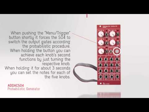 ADDAC504 Probabilistic Generator - Part 1