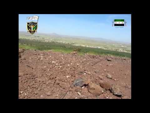 السيطرة على تل الجابية من قوات النظام بمشارك لواء تبارك الرحمن في ريف درعا