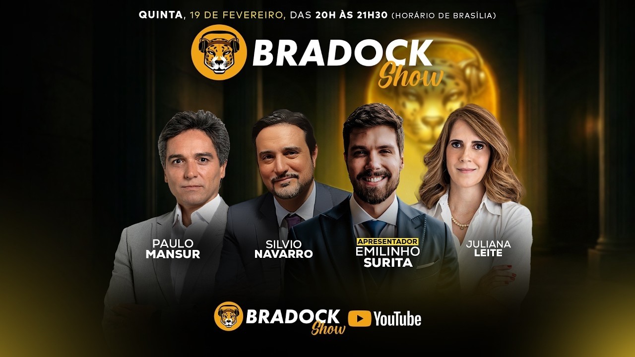Bradock Show 19/02/26 - Emilinho Surita, Silvio Navarro, Juliana Leite e Dep. Paulo Mansur