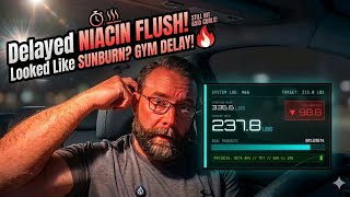 Retatrutide Vlog: Delayed Niacin Flush & Heavy Back/Biceps Workout (Day 66)