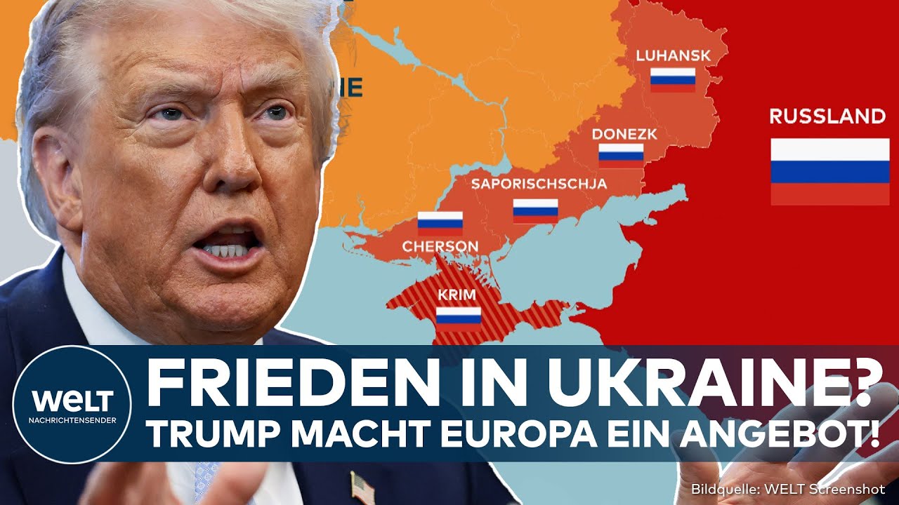 PUTINS KRIEG: USA legen Ukraine einen Friedensplan vor! Trump macht Europa ein Angebot